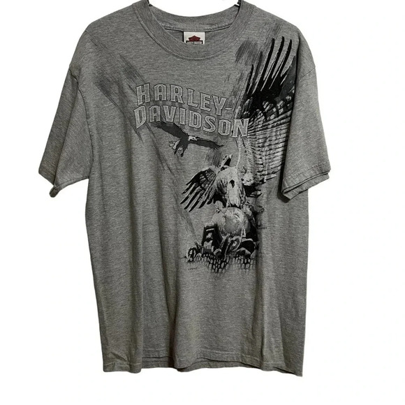 Harley-Davidson Team Stratman  Gray T-shirt  Size Large - Picture 1 of 12